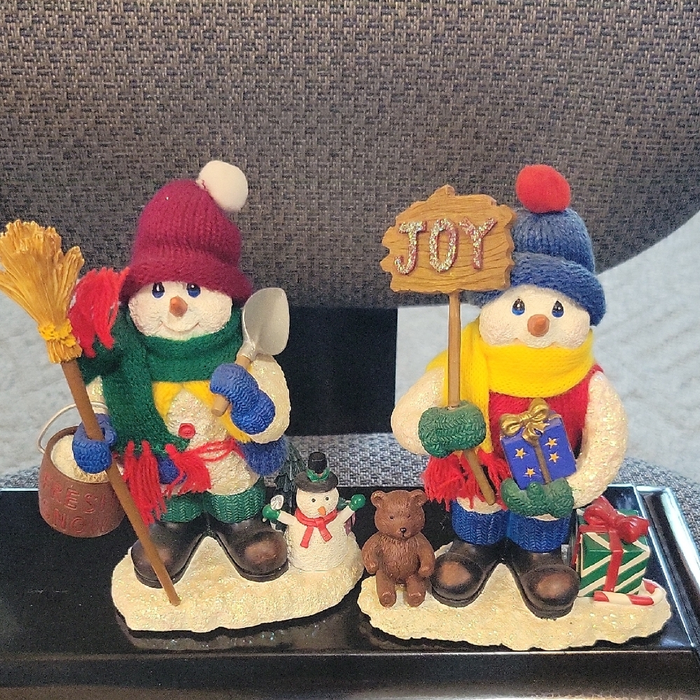 #10 Vintage 1999 Home Interiors Snow Buddies Figurines